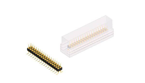 Fischer Elektronik Stiftleiste (Präzision) Anzahl Reihen: 2 MK226SMD34GSM 10St.