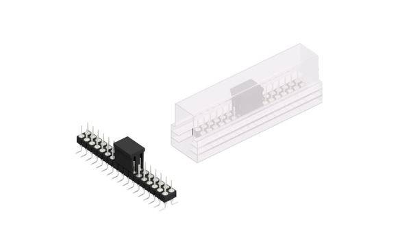 Fischer Elektronik Stiftleiste (Präzision) Anzahl Reihen: 2 MK226SMD34ZBSM 10St.
