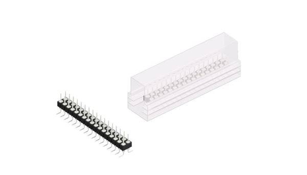 Fischer Elektronik Stiftleiste (Präzision) Anzahl Reihen: 2 MK226SMD34ZSM 10St.