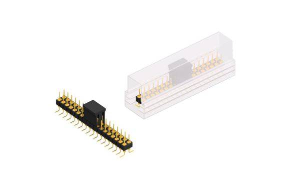 Fischer Elektronik Stiftleiste (Präzision) Anzahl Reihen: 2 MK226SMD36GBSM 10St.