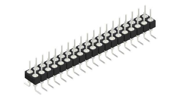 Fischer Elektronik Stiftleiste (Präzision) Anzahl Reihen: 2 MK226SMD38Z 10St.