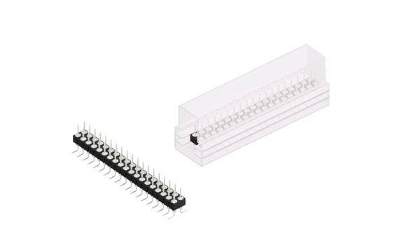 Fischer Elektronik Stiftleiste (Präzision) Anzahl Reihen: 2 MK226SMD38ZSM 10St.