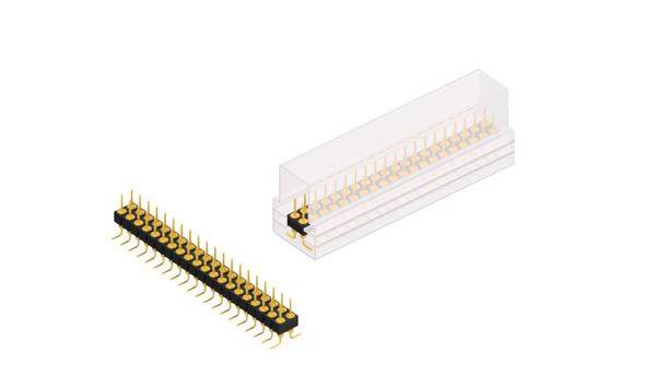 Fischer Elektronik Stiftleiste (Präzision) Anzahl Reihen: 2 10042719 10St.