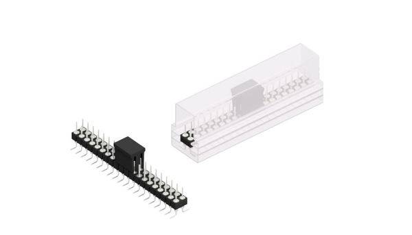 Fischer Elektronik Stiftleiste (Präzision) Anzahl Reihen: 2 10042721 10St.