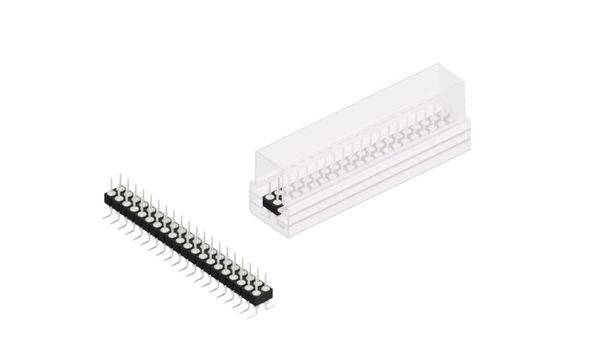 Fischer Elektronik Stiftleiste (Präzision) Anzahl Reihen: 2 10042722 10St.