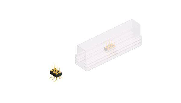 Fischer Elektronik Stiftleiste (Präzision) Anzahl Reihen: 2 MK226SMD6GSM 10St.