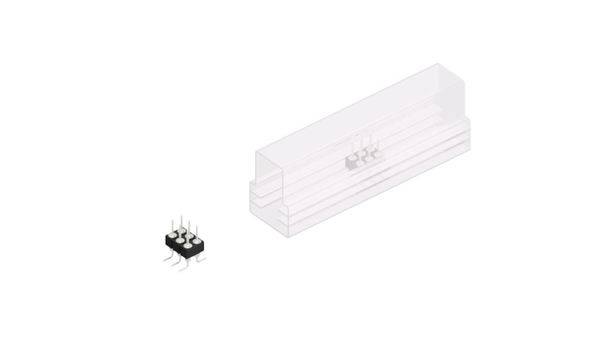 Fischer Elektronik Stiftleiste (Präzision) Anzahl Reihen: 2 MK226SMD6ZSM 10St.