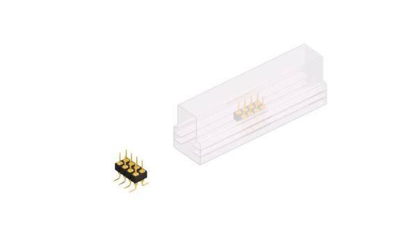 Fischer Elektronik Stiftleiste (Präzision) Anzahl Reihen: 2 MK226SMD8GSM 10St.