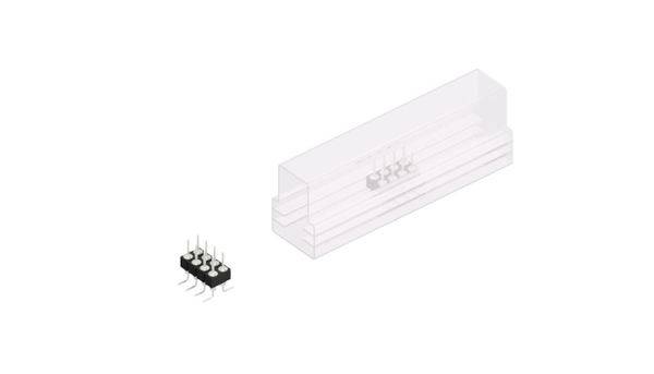 Fischer Elektronik Stiftleiste (Präzision) Anzahl Reihen: 2 MK226SMD8ZSM 10St.