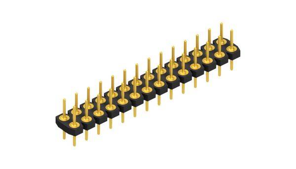 Fischer Elektronik Stiftleiste (Präzision) Anzahl Reihen: 2 10043551 10St.