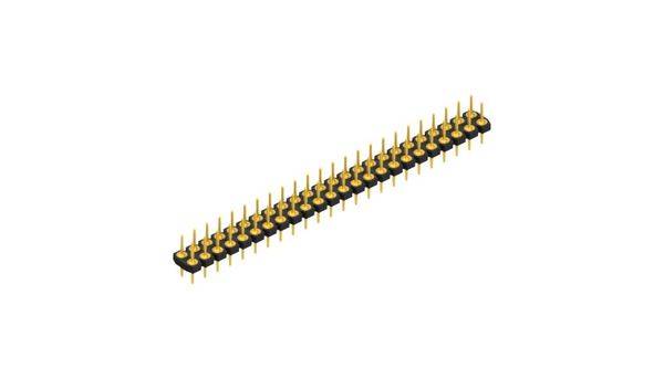 Fischer Elektronik Stiftleiste (Präzision) Anzahl Reihen: 2 10043571 10St.
