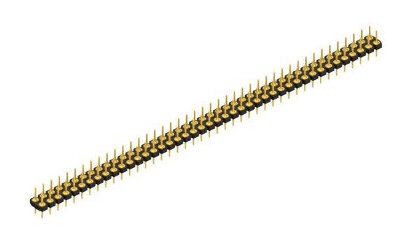 Fischer Elektronik Stiftleiste (Präzision) Anzahl Reihen: 2 10043609 10St.