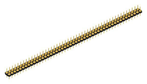 Fischer Elektronik Stiftleiste (Präzision) Anzahl Reihen: 2 10043619 10St.