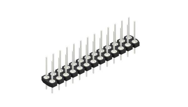 Fischer Elektronik Stiftleiste (Präzision) Anzahl Reihen: 2 10043650 10St.