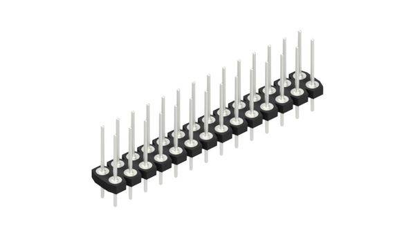 Fischer Elektronik Stiftleiste (Präzision) Anzahl Reihen: 2 10043652 10St.