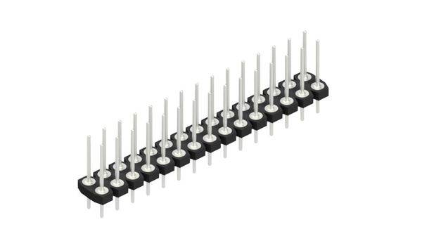 Fischer Elektronik Stiftleiste (Präzision) Anzahl Reihen: 2 10043654 10St.
