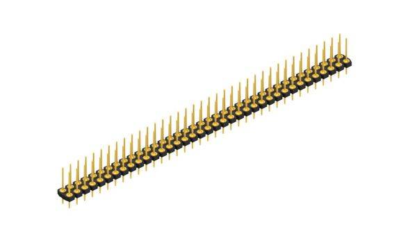 Fischer Elektronik Stiftleiste (Präzision) Anzahl Reihen: 2 10043697 10St.