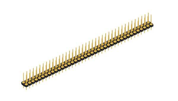 Fischer Elektronik Stiftleiste (Präzision) Anzahl Reihen: 2 10043701 10St.