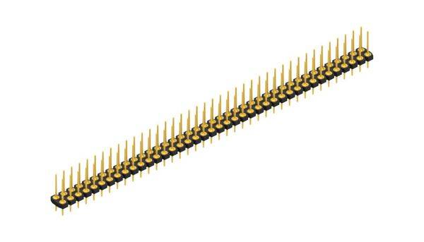 Fischer Elektronik Stiftleiste (Präzision) Anzahl Reihen: 2 10043703 10St.