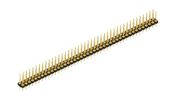 Fischer Elektronik Stiftleiste (Präzision) Anzahl Reihen: 2 10043707 10St.