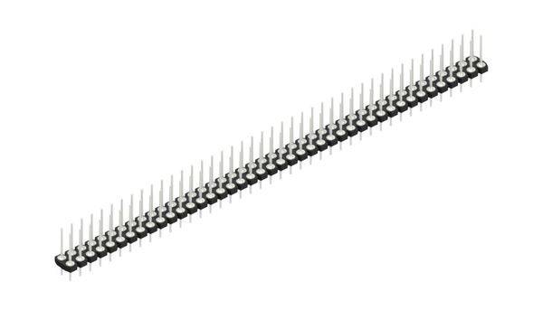 Fischer Elektronik Stiftleiste (Präzision) Anzahl Reihen: 2 10043708 10St.
