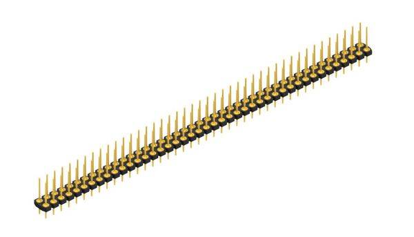 Fischer Elektronik Stiftleiste (Präzision) Anzahl Reihen: 2 10043709 10St.