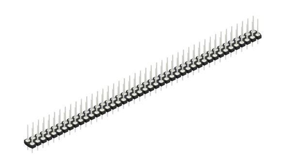 Fischer Elektronik Stiftleiste (Präzision) Anzahl Reihen: 2 10043710 10St.
