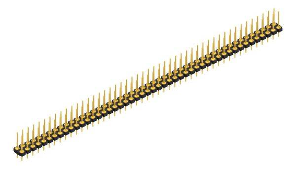 Fischer Elektronik Stiftleiste (Präzision) Anzahl Reihen: 2 10043719 10St.
