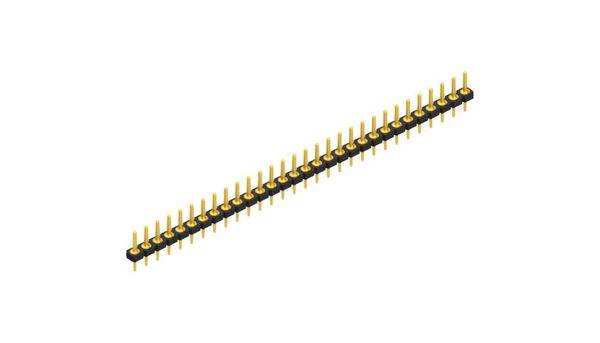 Fischer Elektronik Stiftleiste (Präzision) Anzahl Reihen: 1 10043780 10St.