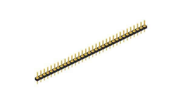 Fischer Elektronik Stiftleiste (Präzision) Anzahl Reihen: 1 10043784 10St.