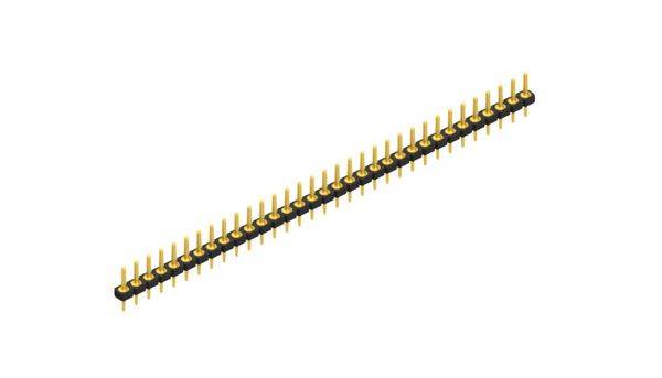 Fischer Elektronik Stiftleiste (Präzision) Anzahl Reihen: 1 10043786 10St.