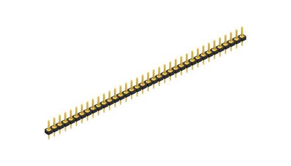Fischer Elektronik Stiftleiste (Präzision) Anzahl Reihen: 1 10043792 10St.