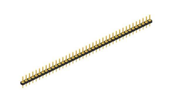Fischer Elektronik Stiftleiste (Präzision) Anzahl Reihen: 1 10043798 10St.