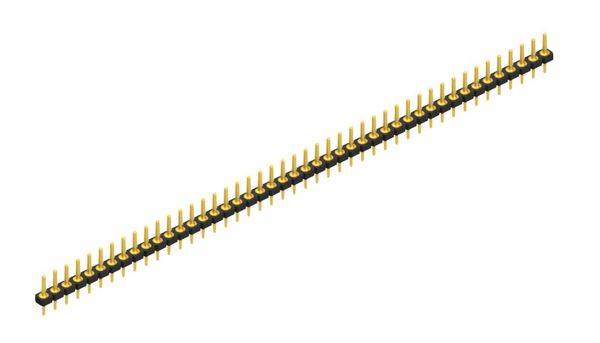 Fischer Elektronik Stiftleiste (Präzision) Anzahl Reihen: 1 10043810 10St.