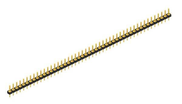 Fischer Elektronik Stiftleiste (Präzision) Anzahl Reihen: 1 10043814 10St.