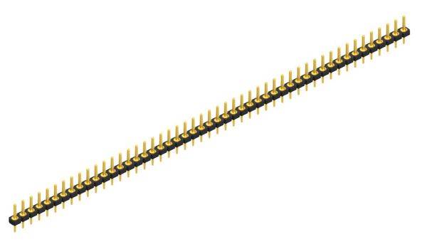 Fischer Elektronik Stiftleiste (Präzision) Anzahl Reihen: 1 10043818 10St.
