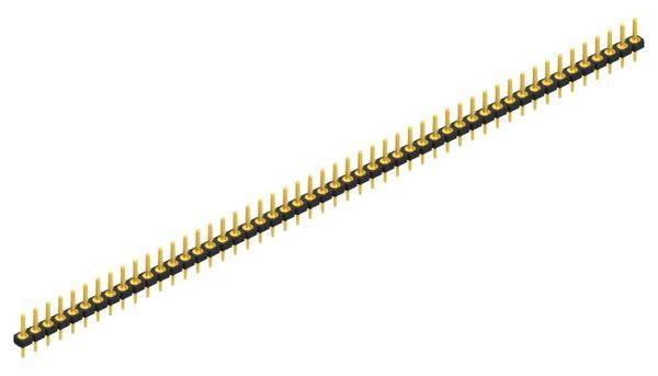 Fischer Elektronik Stiftleiste (Präzision) Anzahl Reihen: 1 10043820 10St.
