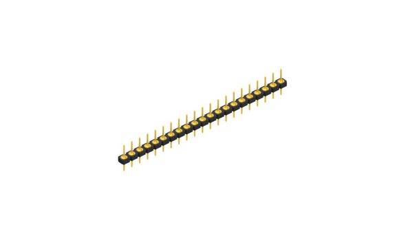 Fischer Elektronik Stiftleiste (Präzision) Anzahl Reihen: 1 10043862 10St.