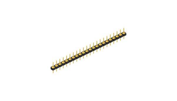 Fischer Elektronik Stiftleiste (Präzision) Anzahl Reihen: 1 10043864 10St.