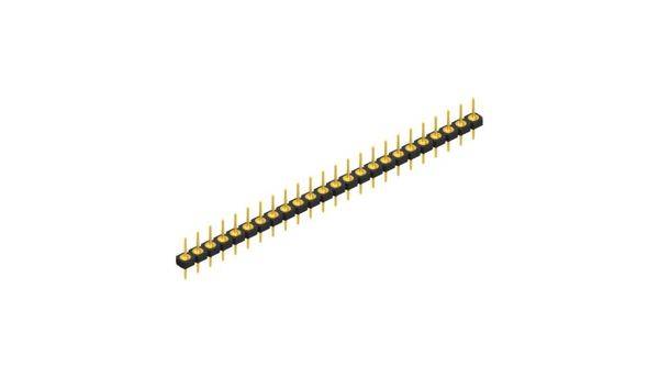 Fischer Elektronik Stiftleiste (Präzision) Anzahl Reihen: 1 10043868 10St.