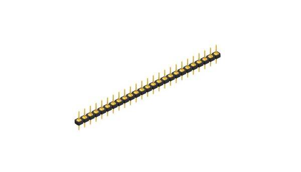 Fischer Elektronik Stiftleiste (Präzision) Anzahl Reihen: 1 10043870 10St.