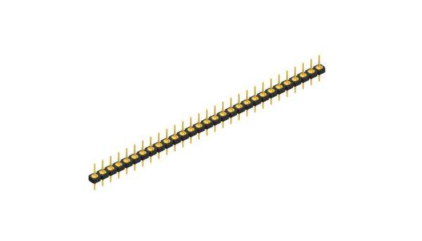 Fischer Elektronik Stiftleiste (Präzision) Anzahl Reihen: 1 10043878 10St.