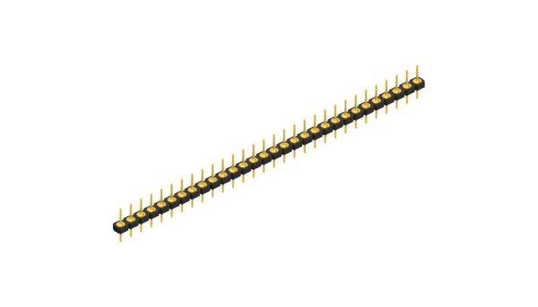 Fischer Elektronik Stiftleiste (Präzision) Anzahl Reihen: 1 10043880 10St.