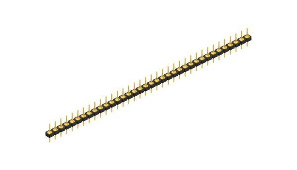 Fischer Elektronik Stiftleiste (Präzision) Anzahl Reihen: 1 10043892 10St.