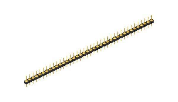 Fischer Elektronik Stiftleiste (Präzision) Anzahl Reihen: 1 10043896 10St.