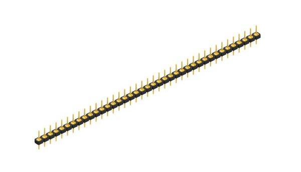 Fischer Elektronik Stiftleiste (Präzision) Anzahl Reihen: 1 10043898 10St.
