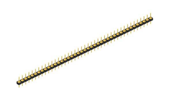 Fischer Elektronik Stiftleiste (Präzision) Anzahl Reihen: 1 10043902 10St.
