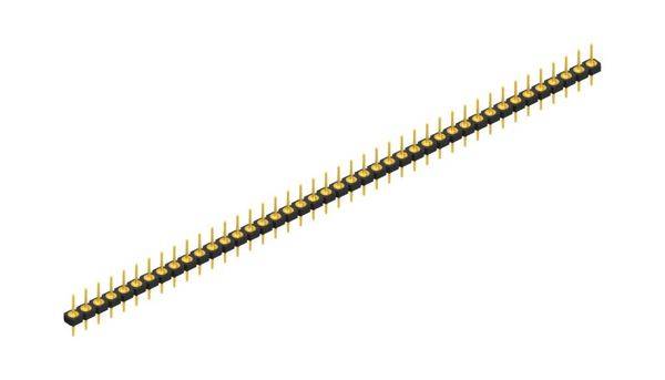Fischer Elektronik Stiftleiste (Präzision) Anzahl Reihen: 1 10043904 10St.