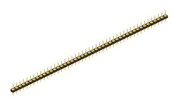 Fischer Elektronik Stiftleiste (Präzision) Anzahl Reihen: 1 10043910 10St.