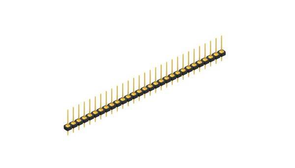 Fischer Elektronik Stiftleiste (Präzision) Anzahl Reihen: 1 10043978 10St.
